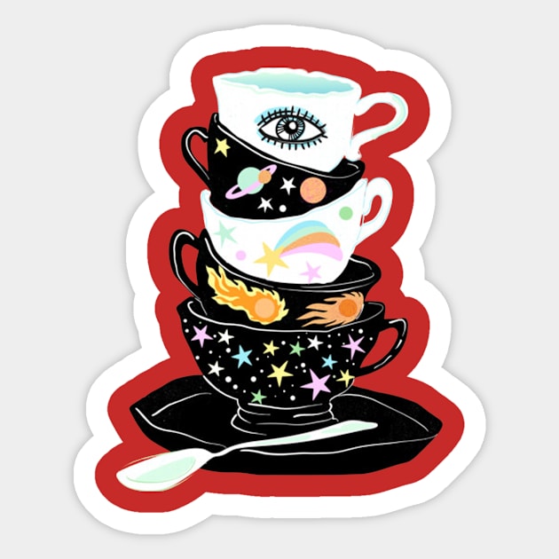 galactic cups Sticker by liamwillard